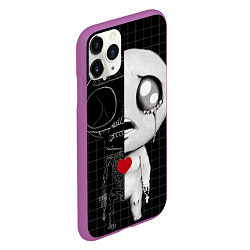 Чехол iPhone 11 Pro матовый Isaac The Binding of Isaac, цвет: 3D-фиолетовый — фото 2