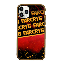Чехол iPhone 11 Pro матовый Far Cry 6, цвет: 3D-коричневый