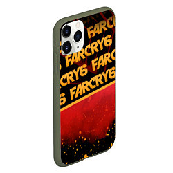 Чехол iPhone 11 Pro матовый Far Cry 6, цвет: 3D-темно-зеленый — фото 2