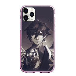 Чехол iPhone 11 Pro матовый Zhongli Vago Mundo, цвет: 3D-розовый