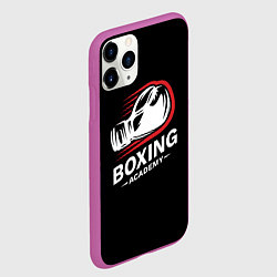 Чехол iPhone 11 Pro матовый Бокс, цвет: 3D-фиолетовый — фото 2