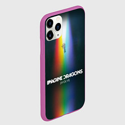 Чехол iPhone 11 Pro матовый Imagine Dragons: Evolve, цвет: 3D-фиолетовый — фото 2