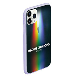 Чехол iPhone 11 Pro матовый Imagine Dragons: Evolve, цвет: 3D-светло-сиреневый — фото 2