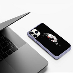 Чехол iPhone 11 Pro матовый Кровавый Рагнар, цвет: 3D-светло-сиреневый — фото 2