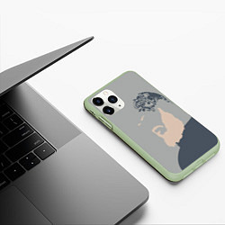 Чехол iPhone 11 Pro матовый Рагнар Лодброк, цвет: 3D-салатовый — фото 2