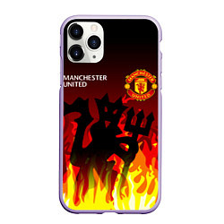 Чехол iPhone 11 Pro матовый MANCHESTER UNITED ДЬЯВОЛ