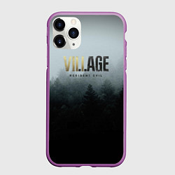 Чехол iPhone 11 Pro матовый Resident Evil Village, цвет: 3D-фиолетовый