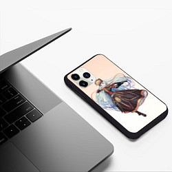 Чехол iPhone 11 Pro матовый Танец Альтаира, цвет: 3D-черный — фото 2