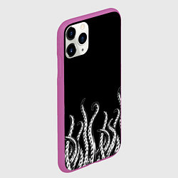 Чехол iPhone 11 Pro матовый Octopus Щупальца, цвет: 3D-фиолетовый — фото 2