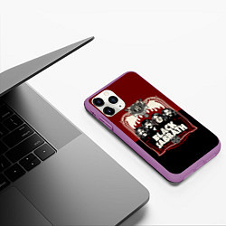 Чехол iPhone 11 Pro матовый Black Sabbath, цвет: 3D-фиолетовый — фото 2