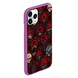 Чехол iPhone 11 Pro матовый BLOODPACT, цвет: 3D-фиолетовый — фото 2