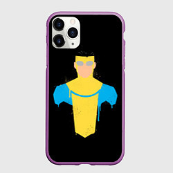 Чехол iPhone 11 Pro матовый Неуязвимый Марк Грейсон, цвет: 3D-фиолетовый