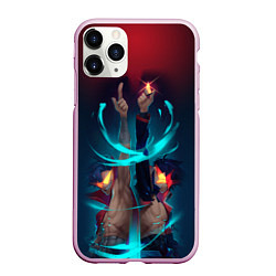 Чехол iPhone 11 Pro матовый Kamina & Simon, цвет: 3D-розовый