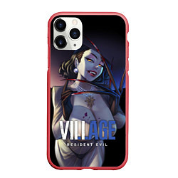 Чехол iPhone 11 Pro матовый Lady Alcina Dimitrescu, цвет: 3D-красный