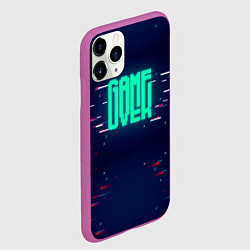 Чехол iPhone 11 Pro матовый Game Over, цвет: 3D-фиолетовый — фото 2