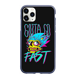 Чехол iPhone 11 Pro матовый Gotta go fast