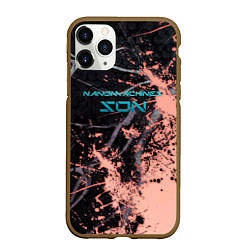 Чехол iPhone 11 Pro матовый MGR - Nanomachines Son, цвет: 3D-коричневый