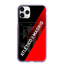 Чехол iPhone 11 Pro матовый АТЛЕТИКО МАДРИД ATLETICO, цвет: 3D-светло-сиреневый