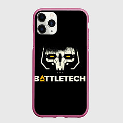 Чехол iPhone 11 Pro матовый BATTLETECH, цвет: 3D-малиновый