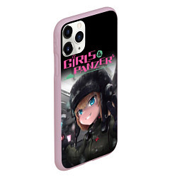 Чехол iPhone 11 Pro матовый Девушки и танки Girls und Panzer Z, цвет: 3D-розовый — фото 2