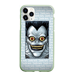 Чехол iPhone 11 Pro матовый Death Note надписи Рюк