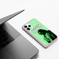 Чехол iPhone 11 Pro матовый Where is the money?, цвет: 3D-розовый — фото 2