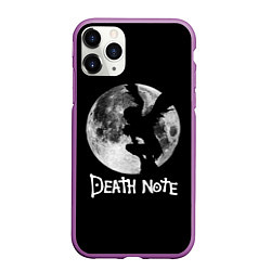 Чехол iPhone 11 Pro матовый Мрачный Рюк Death Note, цвет: 3D-фиолетовый