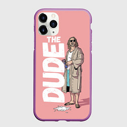 Чехол iPhone 11 Pro матовый The Real Dude, цвет: 3D-фиолетовый