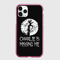 Чехол iPhone 11 Pro матовый Charlie is missing me, цвет: 3D-малиновый