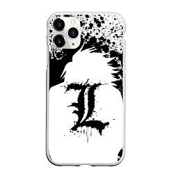 Чехол iPhone 11 Pro матовый Death Note черная краска