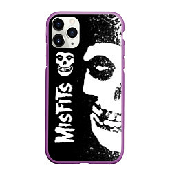 Чехол iPhone 11 Pro матовый MISFITS 1, цвет: 3D-фиолетовый