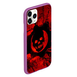 Чехол iPhone 11 Pro матовый Gears of hart, цвет: 3D-фиолетовый — фото 2