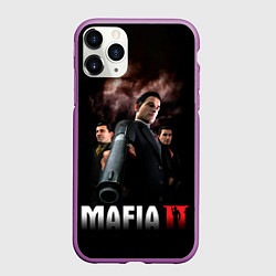 Чехол iPhone 11 Pro матовый Мафиозное братство, цвет: 3D-фиолетовый