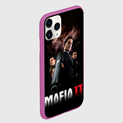 Чехол iPhone 11 Pro матовый Мафиозное братство, цвет: 3D-фиолетовый — фото 2