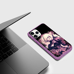 Чехол iPhone 11 Pro матовый 2B ROSES, цвет: 3D-фиолетовый — фото 2