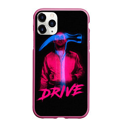 Чехол iPhone 11 Pro матовый DRIVE, цвет: 3D-малиновый