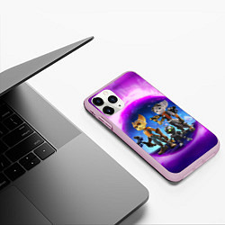 Чехол iPhone 11 Pro матовый Ratchet & Clank 2 Rift Apart, цвет: 3D-розовый — фото 2