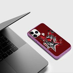 Чехол iPhone 11 Pro матовый Mask of Ren, цвет: 3D-фиолетовый — фото 2