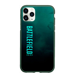 Чехол iPhone 11 Pro матовый BattleField 6, цвет: 3D-темно-зеленый
