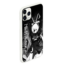 Чехол iPhone 11 Pro матовый Nier: Automata, 2B, цвет: 3D-белый — фото 2