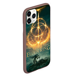 Чехол iPhone 11 Pro матовый Elden Ring key art, цвет: 3D-коричневый — фото 2