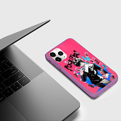 Чехол iPhone 11 Pro матовый Амамия, цвет: 3D-фиолетовый — фото 2