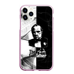 Чехол iPhone 11 Pro матовый Крёстный отец The Godfather, цвет: 3D-розовый