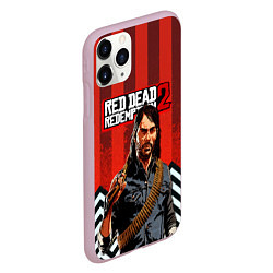 Чехол iPhone 11 Pro матовый Бандит дикого запада RDR 2, цвет: 3D-розовый — фото 2