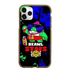 Чехол iPhone 11 Pro матовый Buzz, Базз Brawl Stars, цвет: 3D-коричневый