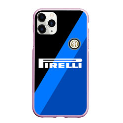 Чехол iPhone 11 Pro матовый INTERNATIONAL INTER MILAN, цвет: 3D-розовый