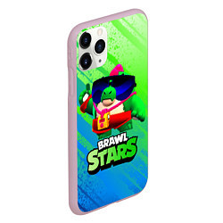 Чехол iPhone 11 Pro матовый Базз Buzz Brawl Stars, цвет: 3D-розовый — фото 2