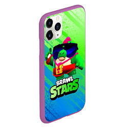 Чехол iPhone 11 Pro матовый Базз Buzz Brawl Stars, цвет: 3D-фиолетовый — фото 2