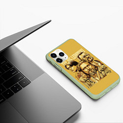 Чехол iPhone 11 Pro матовый The Big Lebowski, цвет: 3D-салатовый — фото 2