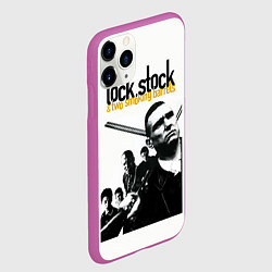 Чехол iPhone 11 Pro матовый Карты, деньги, два ствола, цвет: 3D-фиолетовый — фото 2